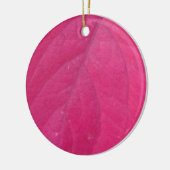 Lila Fall Leaf Keramik Ornament (Links)