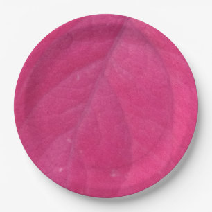 Lila Fall Leaf Pappteller
