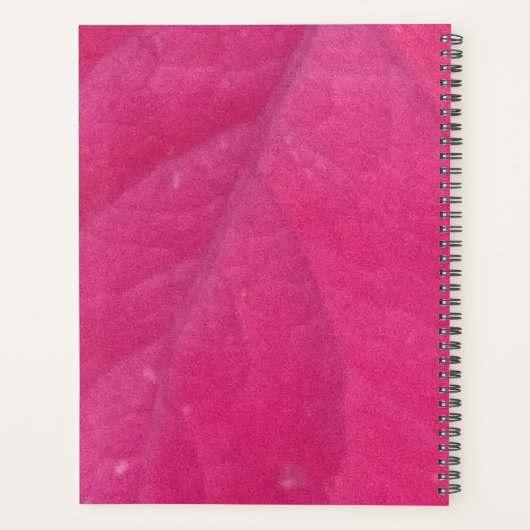 Lila Fall Leaf Planer (Rückseite)