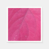 Lila Fall Leaf Serviette (Vorderseite)