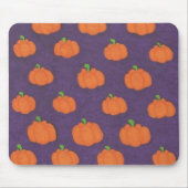 Lila Fall Pumpkin Pattern Mousepad (Vorne)