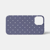 Lila Fälle von Polka Dots Telefonie iPhone Hülle (Rückseite (Horizontal))