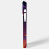 Lila Fälle von Sunset Horizon Case-Mate iPhone Hülle (Rückseite / Links)
