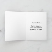 Lila, Falschgold 16. Hochzeitstag + Name Karte (Innenseite)