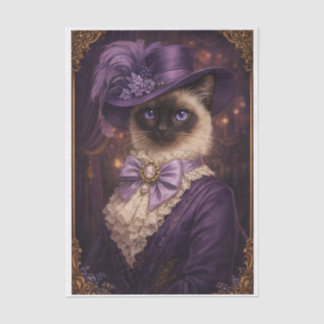 Lila Fancy Kitty Seidenpapier
