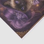 Lila Fancy Kitty Seidenpapier (Ausschnitt)