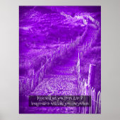 Lila - Fantasie bringt Sie überall Poster (Vorne)