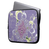 Lila Fantasie Laptopschutzhülle (Vorderseite Links)
