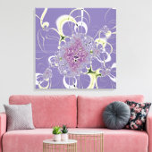 Lila Fantasie Leinwanddruck (Insitu (Wohnzimmer))