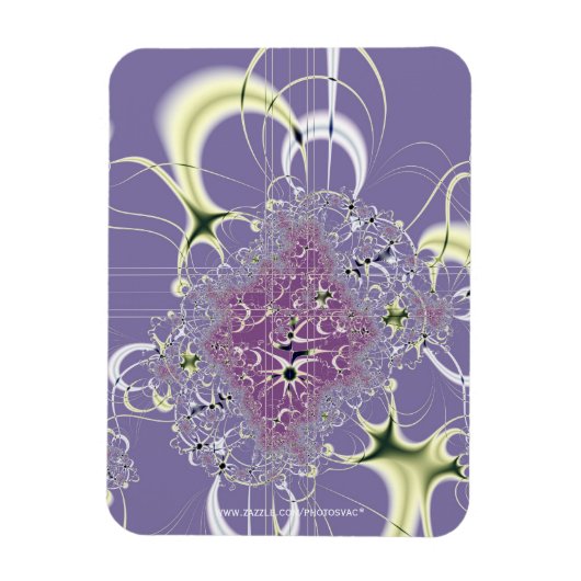Lila Fantasie Magnet (Vertikal)