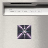 Lila Fantasie Magnet (In Situ (Geschirrspüler))