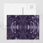 Lila Fantasie Postkarte (Vorne/Hinten)