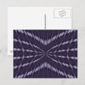 Lila Fantasie Postkarte (Vorne/Hinten)