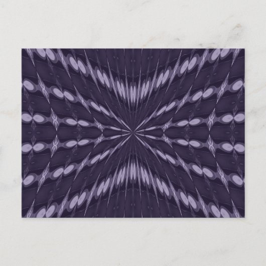 Lila Fantasie Postkarte (Vorderseite)