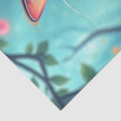 Lila Fantasiekatze Seidenpapier (Ausschnitt)