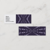 Lila Fantasy Business Card Templates Mini Visitenkarte (Vorne/Hinten)