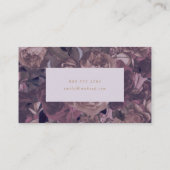 Lila Fantasy Business Card Visitenkarte (Rückseite)