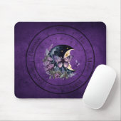 Lila Fantasy Butterfly Pendulum Mat Mousepad (Mit Mouse)