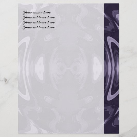 Lila Fantasy Custom Letterhead Briefkopf (Vorderseite)