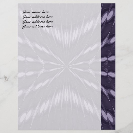 Lila Fantasy Custom Letterhead Briefkopf (Vorderseite)