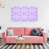 Lila Fantasy-Leinwand Leinwanddruck (Insitu (Wohnzimmer))
