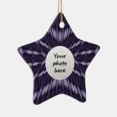 Lila Fantasy-Ornamente Keramik Ornament (Rechts)