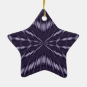 Lila Fantasy-Ornamente Keramik Ornament (Hinten)