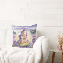 Lila Fantasy-Schloss