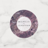 Lila Fantasy Wedding Confetti Konfetti (Klein Vorderseite)