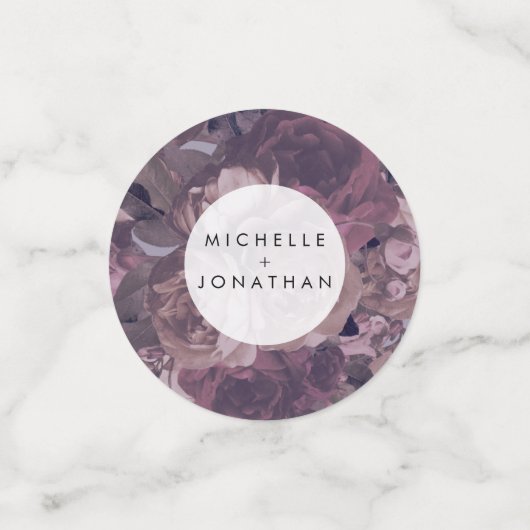 Lila Fantasy Wedding Confetti Konfetti (Klein Vorderseite)