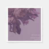 Lila Fantasy Wedding Table Napkins Serviette (Vorderseite)