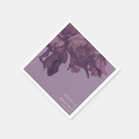 Lila Fantasy Wedding Table Napkins Serviette (Ecke)