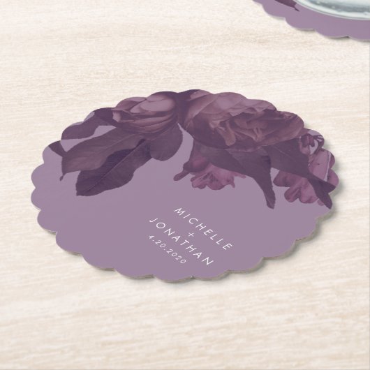 Lila Fantasy Wedding Table Untersetzer (angewinkelt)