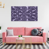 Lila Fantasy Wrapped Canvas Leinwanddruck (Insitu (Wohnzimmer))