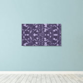 Lila Fantasy Wrapped Canvas Leinwanddruck (Insitu (Holzboden))