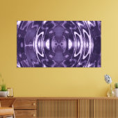 Lila Fantasy Wrapped Canvas Leinwanddruck (Insitu (Wohnzimmer))
