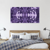 Lila Fantasy Wrapped Canvas Leinwanddruck (Insitu (Schlafzimmer))