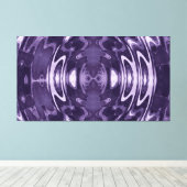 Lila Fantasy Wrapped Canvas Leinwanddruck (Insitu (Holzboden))
