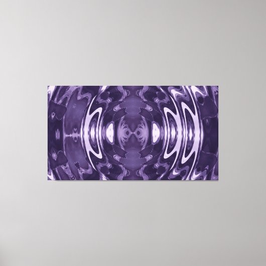 Lila Fantasy Wrapped Canvas Leinwanddruck (Vorderseite)