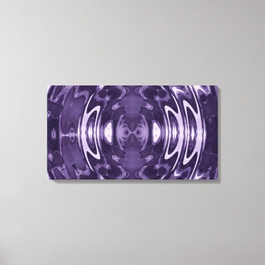 Lila Fantasy Wrapped Canvas Leinwanddruck (Vorderseite)