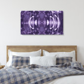 Lila Fantasy Wrapped Canvas Leinwanddruck (Insitu (Schlafzimmer))