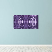 Lila Fantasy Wrapped Canvas Leinwanddruck (Insitu (Holzboden))