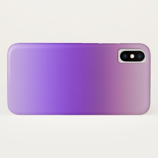 Lila Farbabweichung Ombre Case-Mate iPhone Hülle (Rückseite (Horizontal))