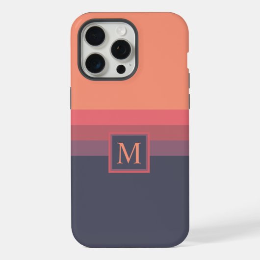 Lila Farbblock für Lachs in rosa Farbe iPhone Hülle (Rückseite)