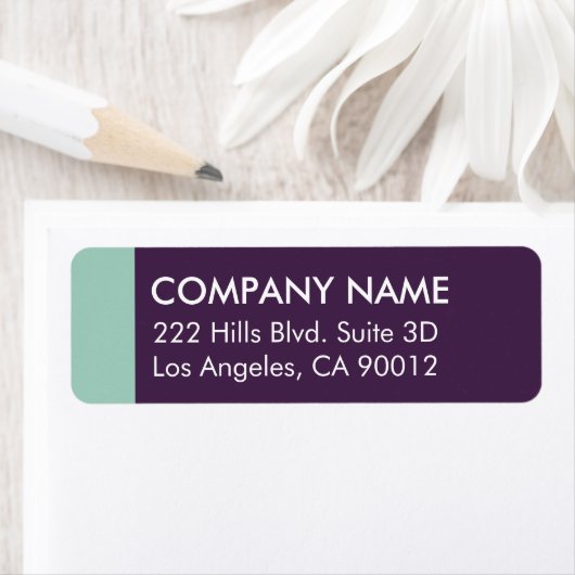 Lila Farbblock modern (Insitu)