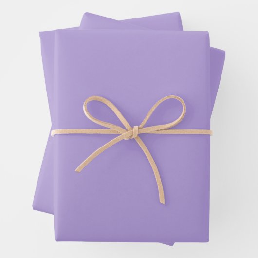 Lila Farbe der hellen Pastel Geschenkpapier Set (Beispiel)