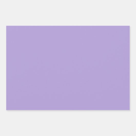 Lila Farbe der hellen Pastel Geschenkpapier Set (Vorderseite)