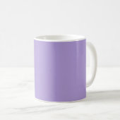 Lila Farbe der hellen Pastel Kaffeetasse (VorderseiteRechts)