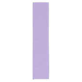 Lila Farbe der hellen Pastel Kurzer Tischläufer (Vorderseite)