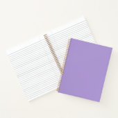 Lila Farbe der hellen Pastel Notizblock (Innenseite)